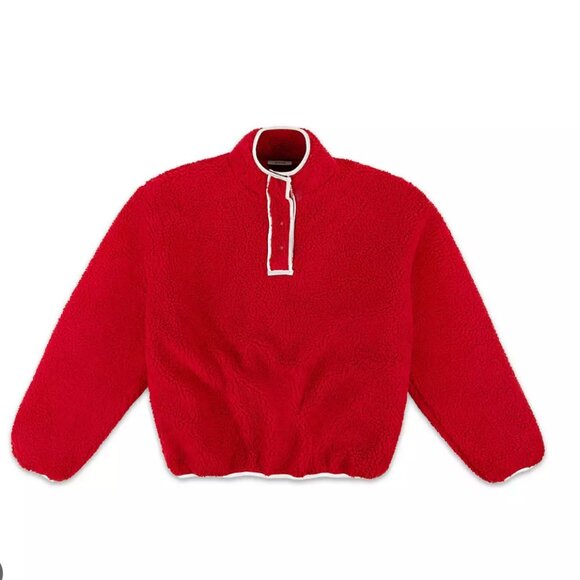Parke Pullover Fleece Ruby Red L/XL - Picture 2 of 7